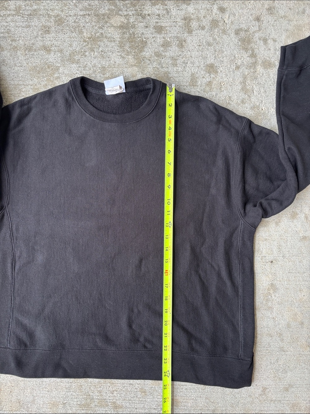 Champion Reverse Weave Men’s Crewneck Sweatshirt - Black - Picture 10 of 12